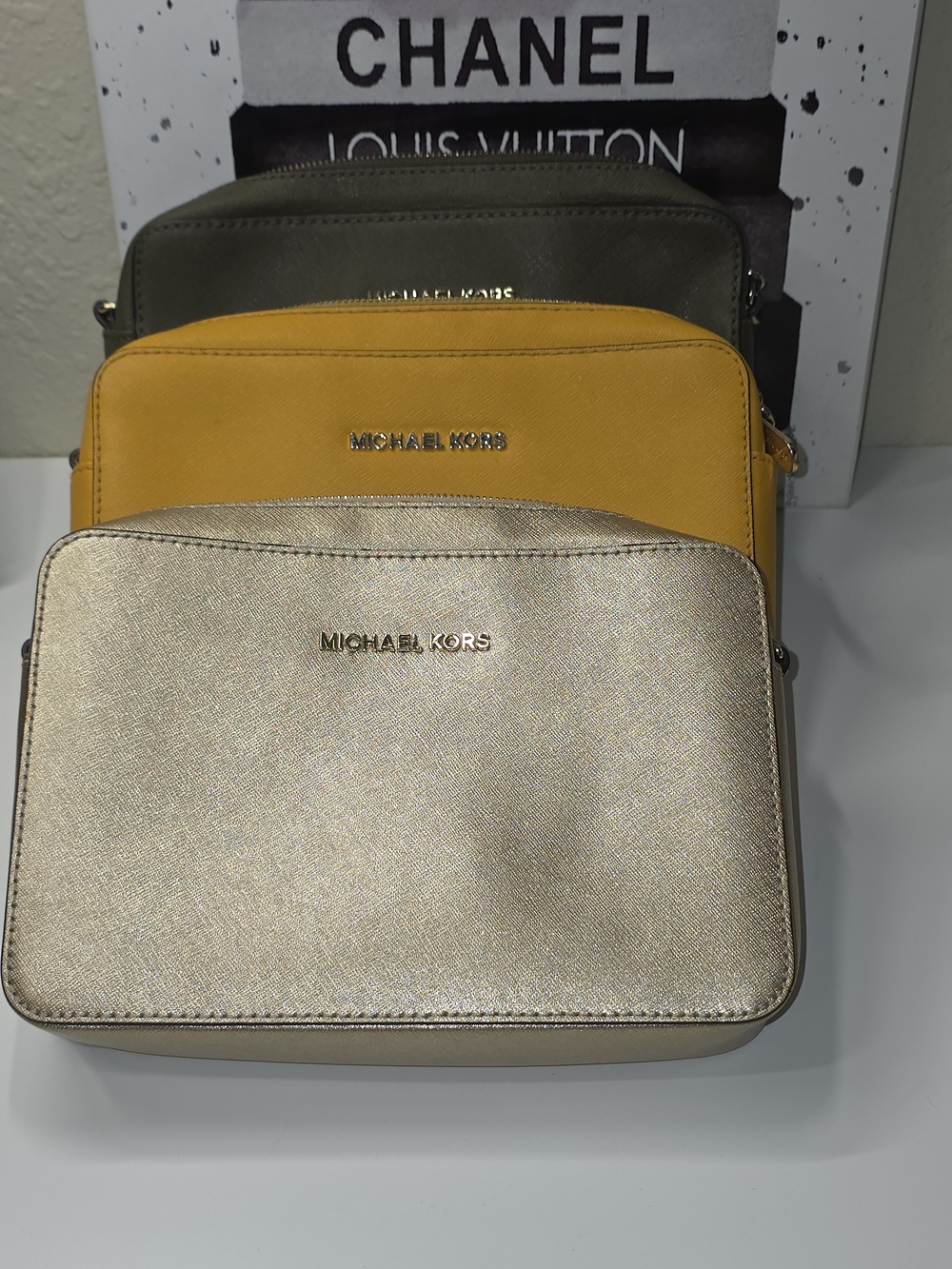 Michael Kors Jet Set Crossbody Bags Set Of 3